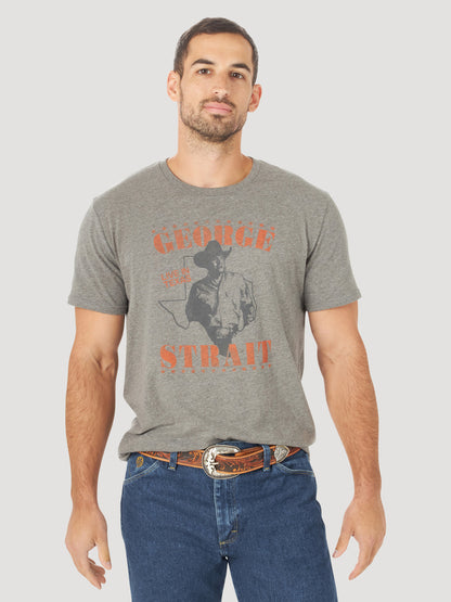 Wrangler George Strait Tee Graphite Heather