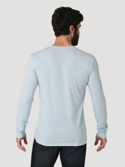 Wrangler American Denim Skyway Heather Long Sleeve Tee