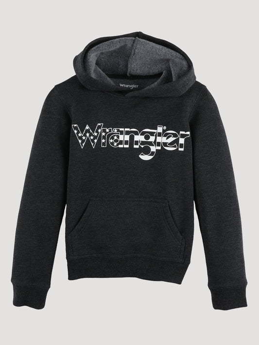 Wrangler Americana Hoodie Caviar Heather
