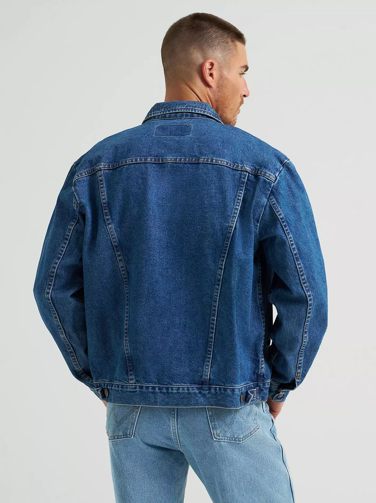 Wrangler Denim Jacket Unlined Stonewash