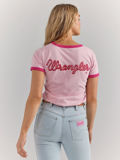 Wrangler X Barbie Pink Tee