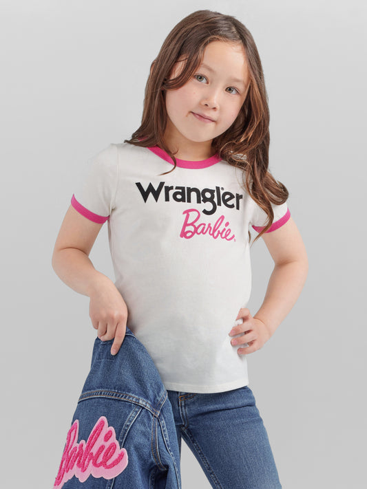 Wrangler X Barbie White Tee