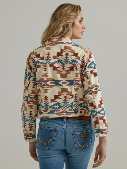 Wrangler Boyfriend Jacket Aztec