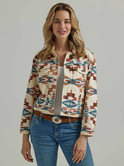 Wrangler Boyfriend Jacket Aztec