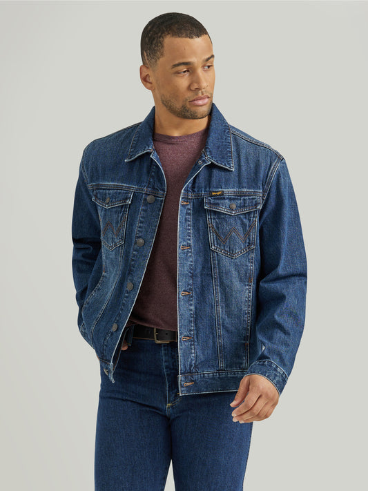 Wrangler Lined Denim Jacket Winterberry