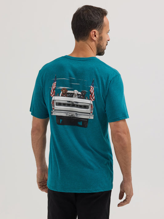 Wrangler Dogs in Truck Tee