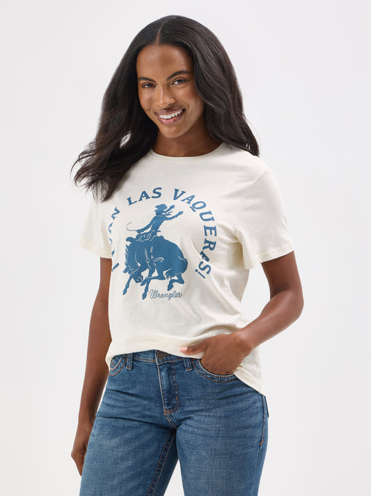 Wrangler Vivan Las Vaqueras Tee White