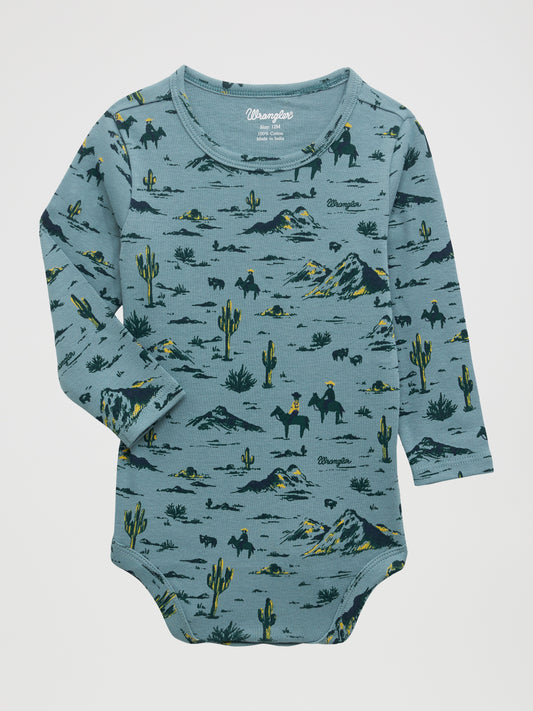 Wrangler Light Blue Mountain Onsie