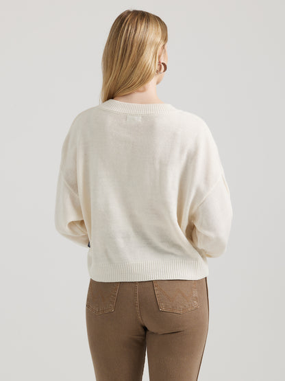 Wrangler Boot Sweater White
