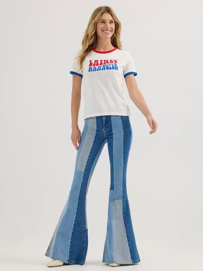 Wrangler X Lainey Ringer Tee White