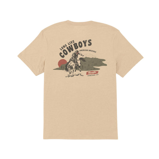 Wrangler Graphic Tee Trenchcoat Heather