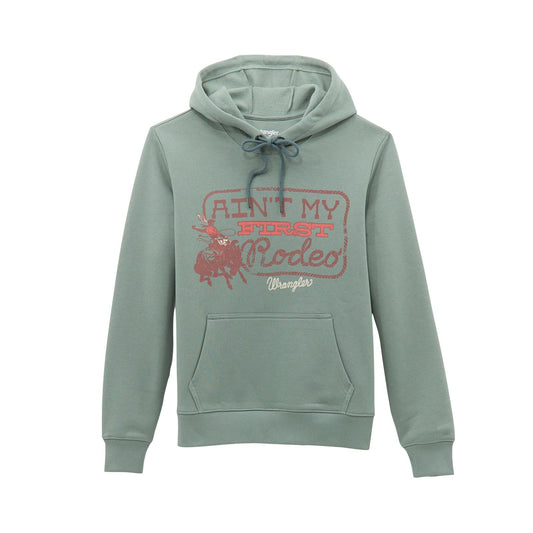 Wrangler Long Sleeve Hoodie Regular Fit Chinois Green