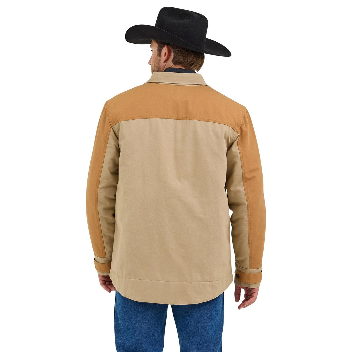 Wrangler Mixed Canvas Chore Coat Chipmunk