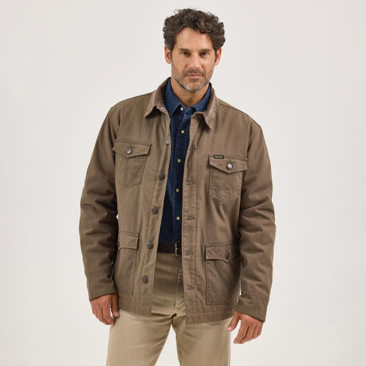 Wrangler Western Lined Barn Coat Morel