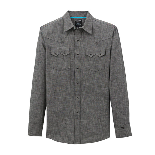Wrangler X Cody Johnson Long Sleeve Shirt Classic Fit Black
