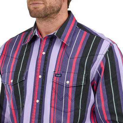 Wrangler Brushpopper Purple Multi Stripe