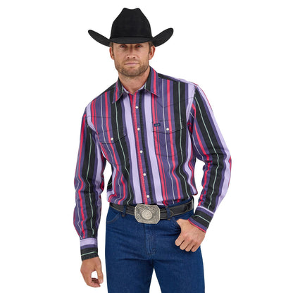 Wrangler Brushpopper Purple Multi Stripe