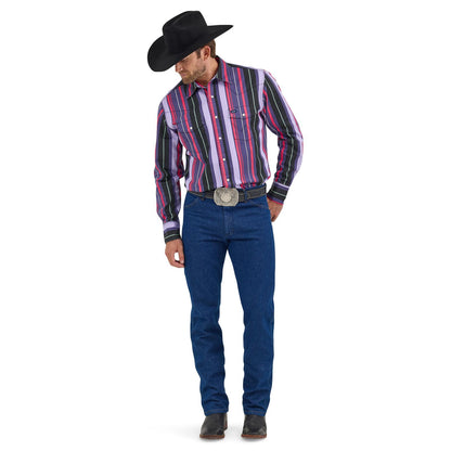 Wrangler Brushpopper Purple Multi Stripe