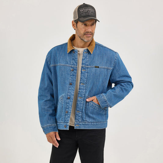 Wrangler Vintage Sherpa Jacket Antique Indigo