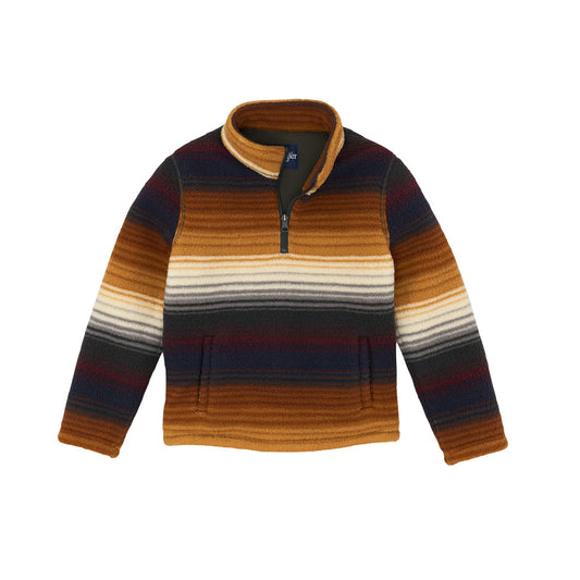Wrangler Kids Wrangler Sherpa 1/4 Zip Pullover Multi Stripe