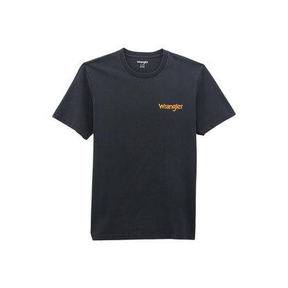 Wrangler Short Sleeve T-Shirt Regular Fit Washed Black