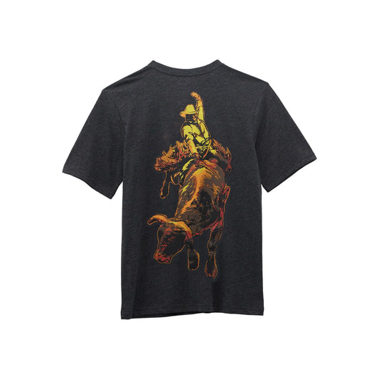 Wrangler Kids Short Sleeve Bull T-Shirt Washed Black