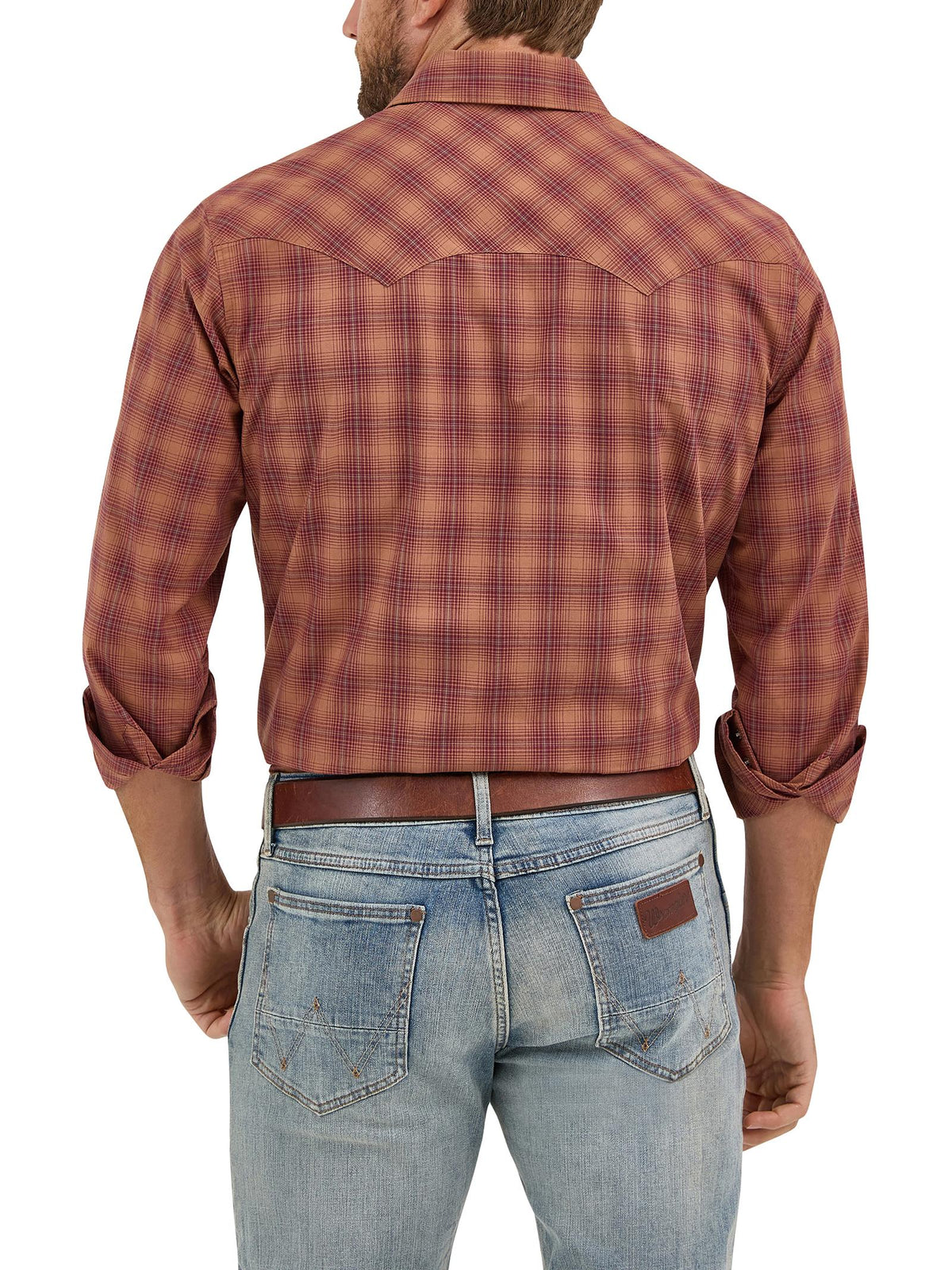 Wrangler Retro Long Sleeve Shirt Modern Fit Rawhide