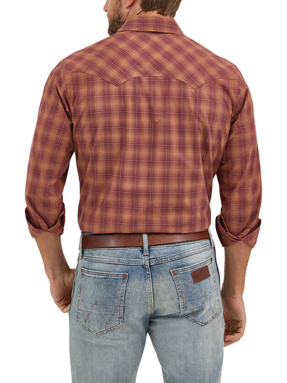 Wrangler Retro Long Sleeve Shirt Modern Fit Rawhide