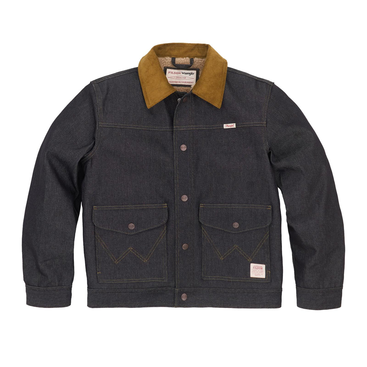 Wrangler X Filson Denim Work Jacket Relaxed Fit Indigo