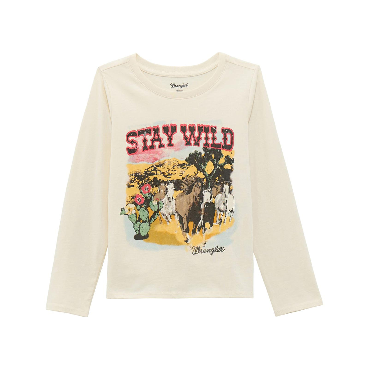 Wrangler Kids Western Top White