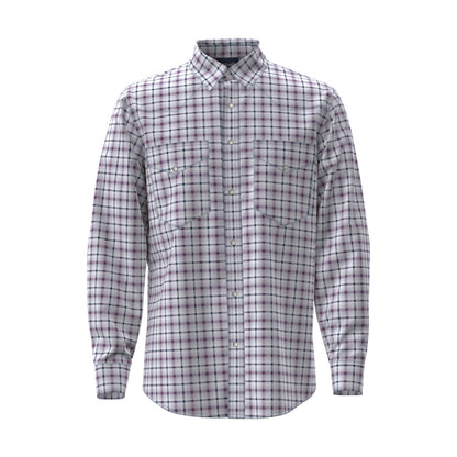 Wrangler Wrinkle Resist Long Sleeve Shirt Purple