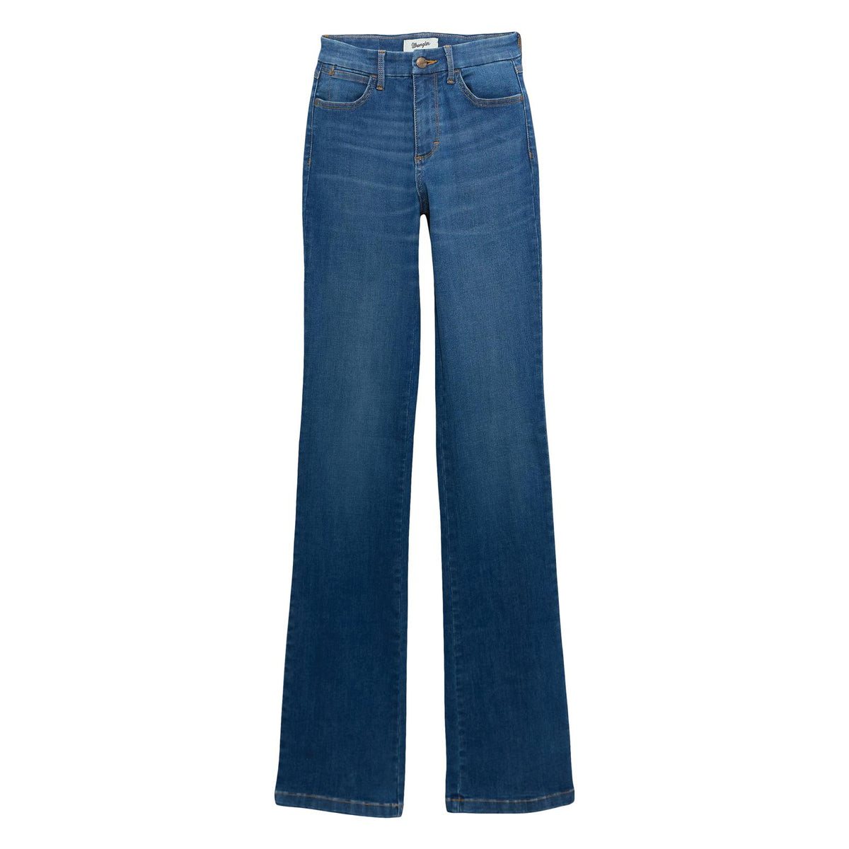 Wrangler Bespoke High Rise Bootcut Jean Pearl