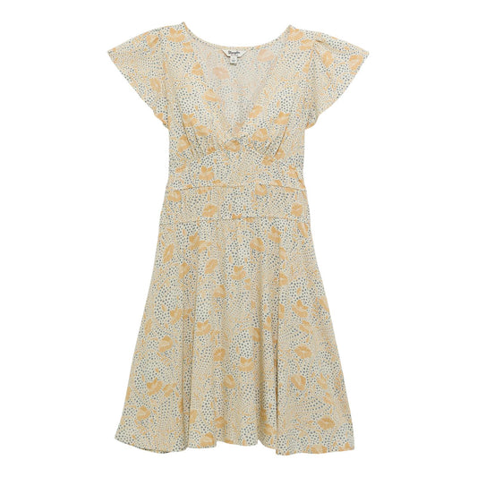 Wrangler Retro Vintage Tiered Dress Tan