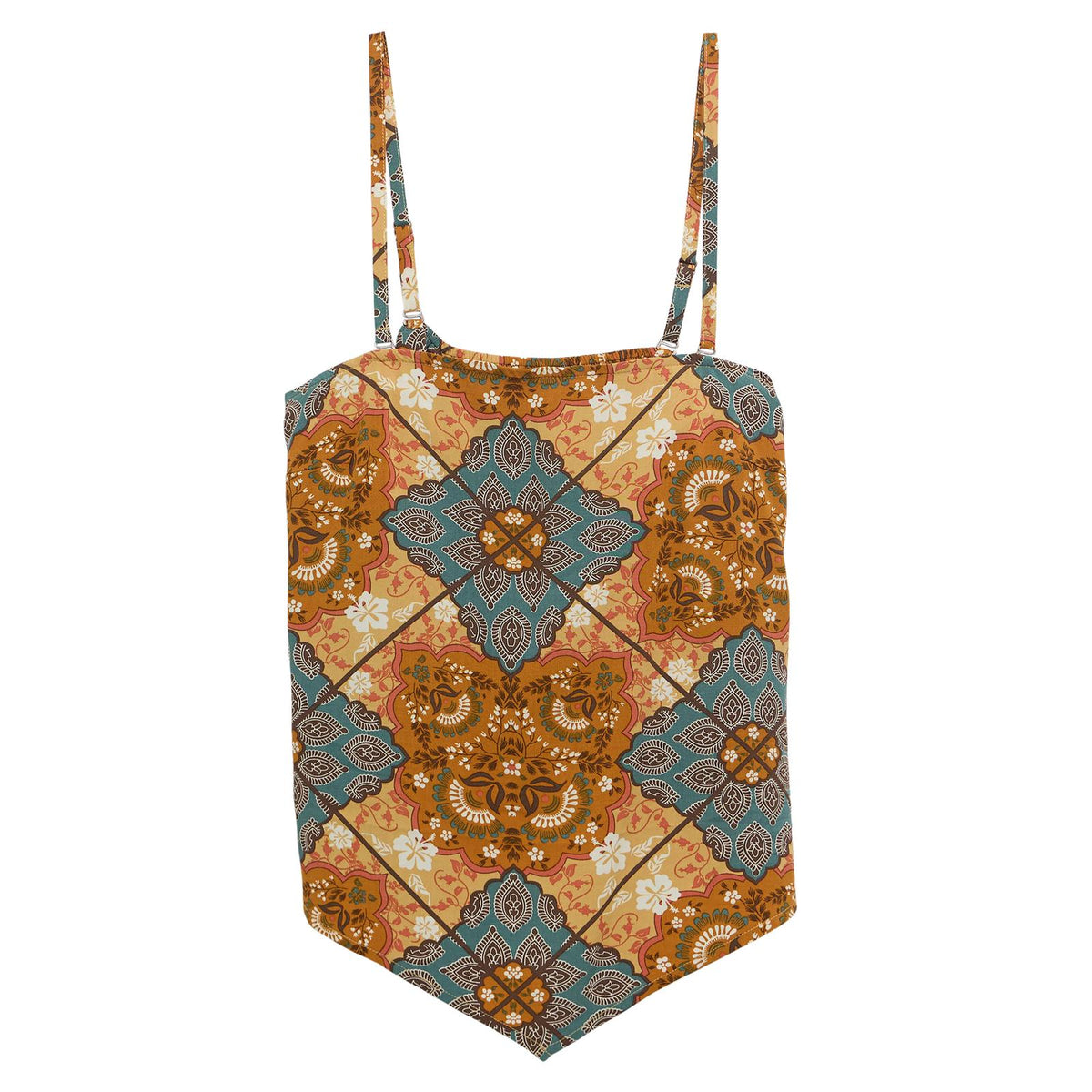 Wrangler Retro Vintage Bandana Tank Brown
