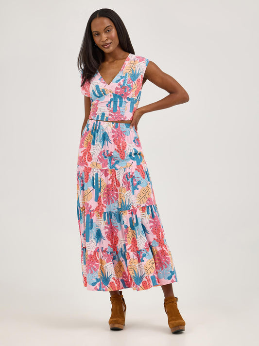 Wrangler Retro Americana Dress Set Blouse Pink