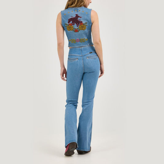 Lainey Wilson x Wrangler Novelty Pull-On Flare Jean
