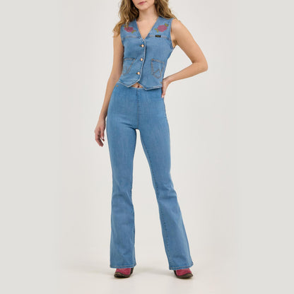 Lainey Wilson x Wrangler Novelty Pull-On Flare Jean