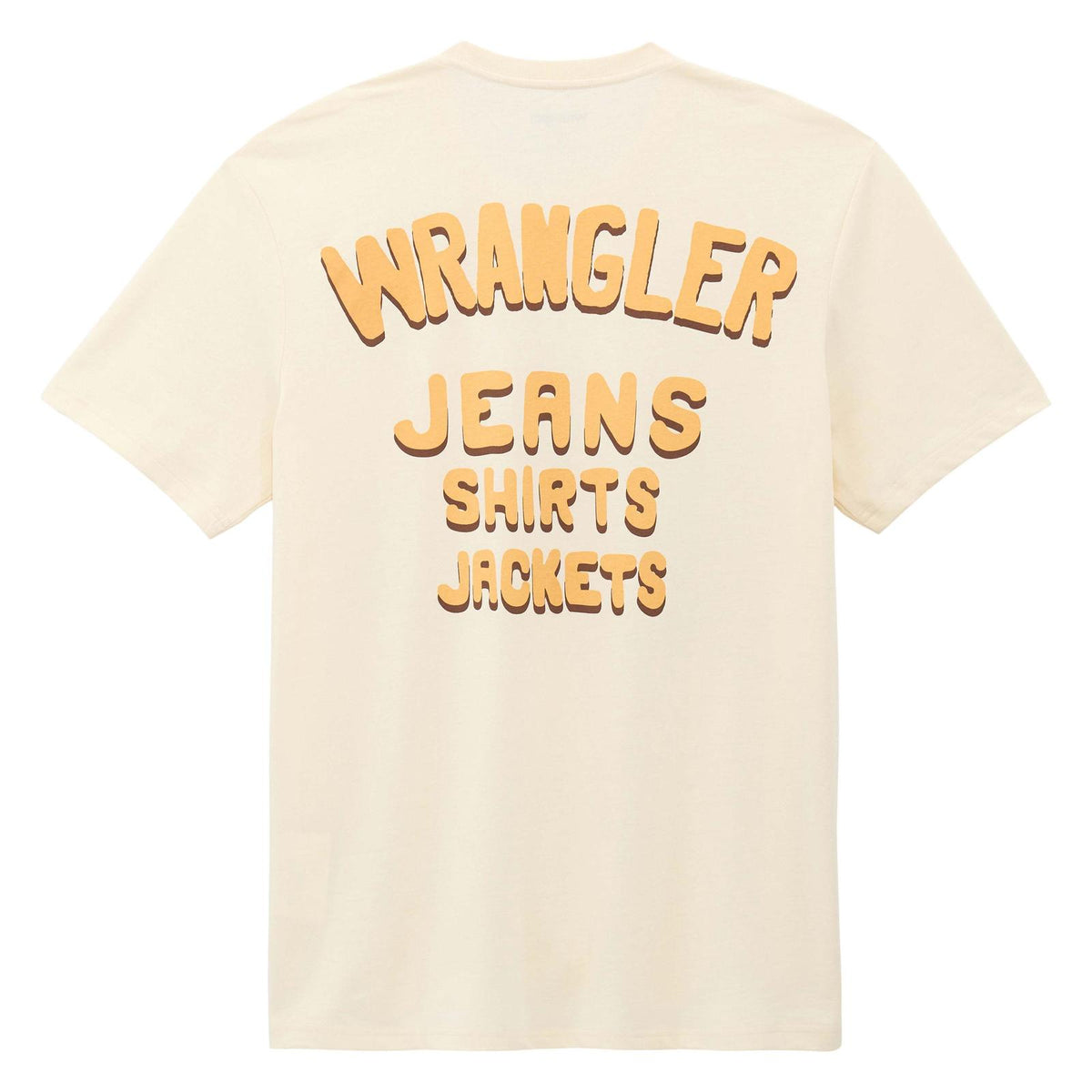 Wrangler Graphic Short Sleeve T-Shirt Regular Fit Antique White