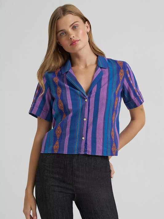 Wrangler X Lainey Wilson Jaquard Shirt Pink