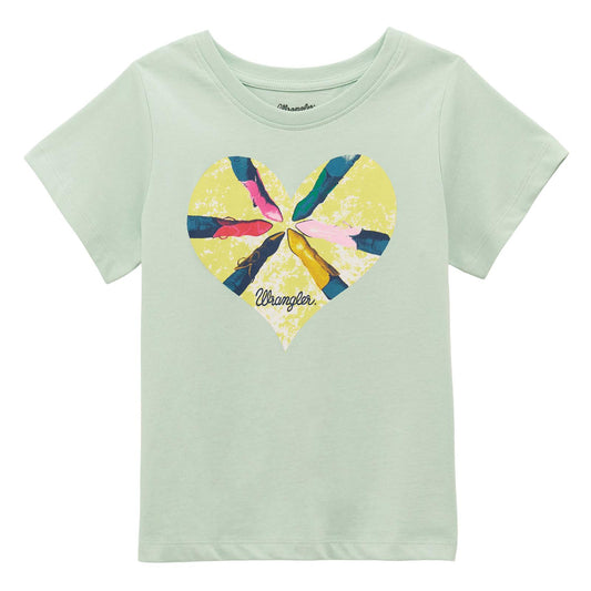 Wrangler Kids Short Sleeve T-Shirt Green