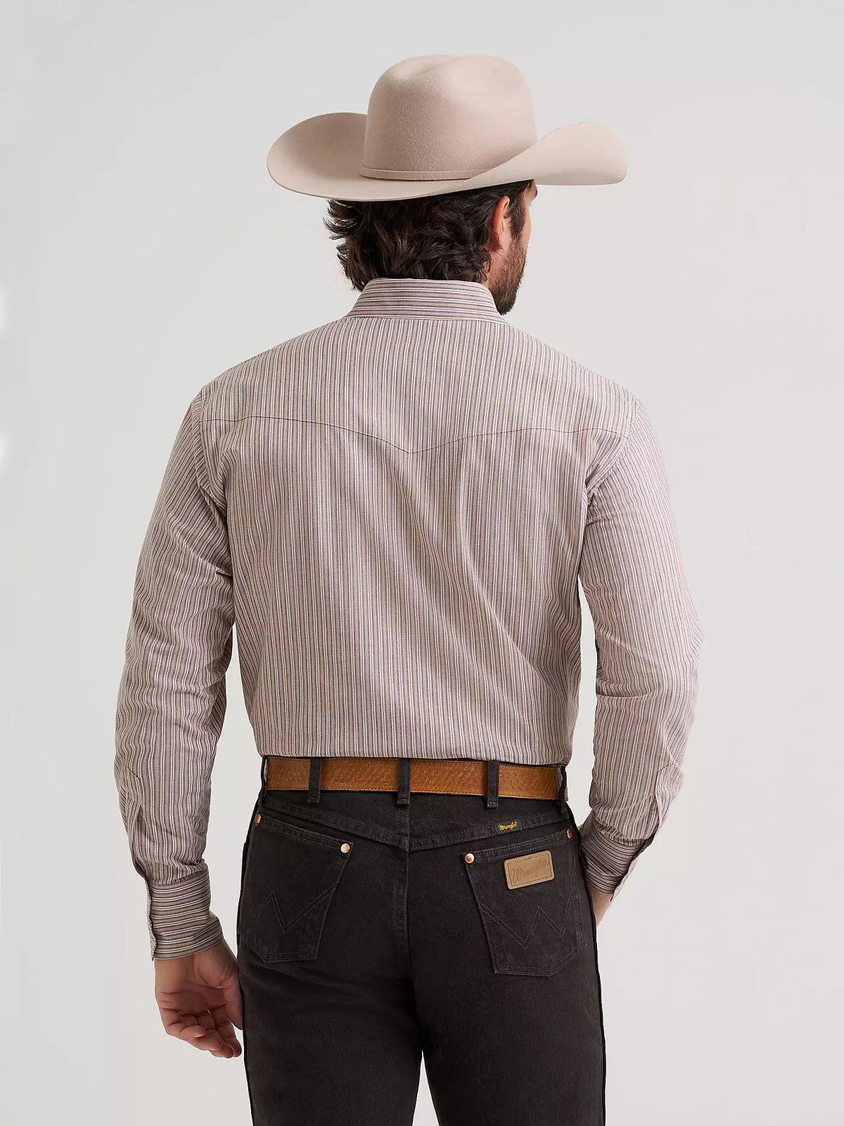 Wrangler Wrinkle Resist Long Sleeve Shirt Wine