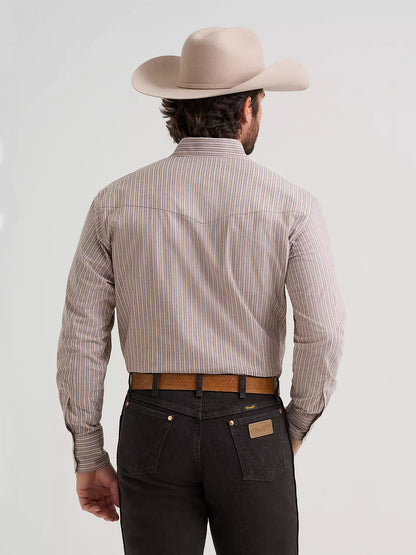 Wrangler Wrinkle Resist Long Sleeve Shirt Wine