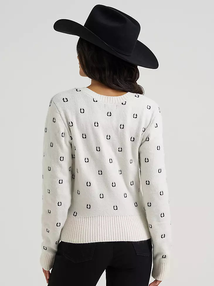 Wrangler Ladies Western Fitted Cardigan Sweater