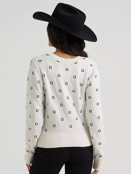 Wrangler Ladies Western Fitted Cardigan Sweater