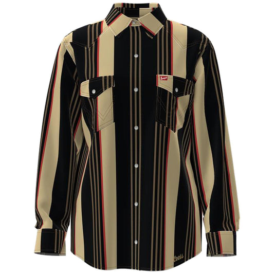 Wrangler X Coors Cowboy Cut Work Shirt Coors Stripe