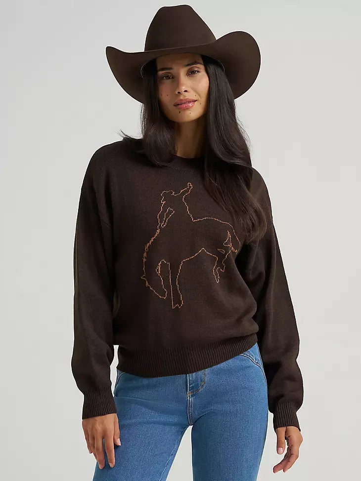 Wrangler Canyon Sweater Brown