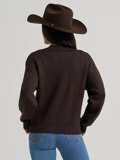 Wrangler Canyon Sweater Brown