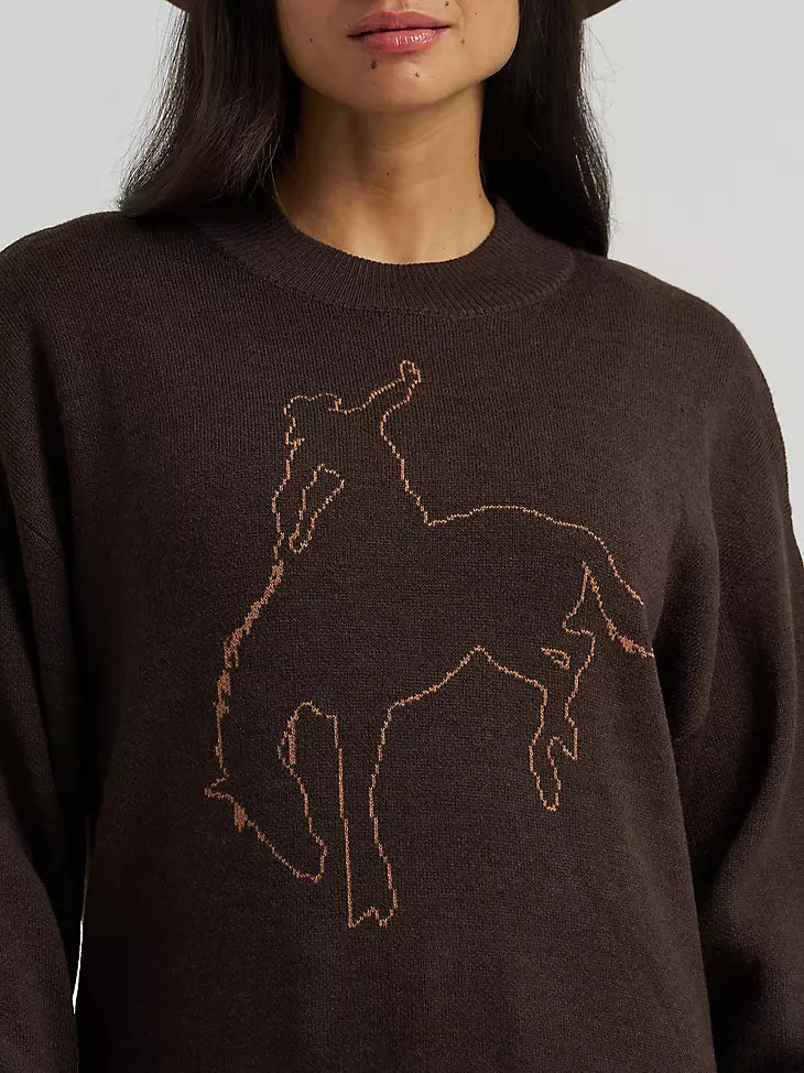 Wrangler Canyon Sweater Brown