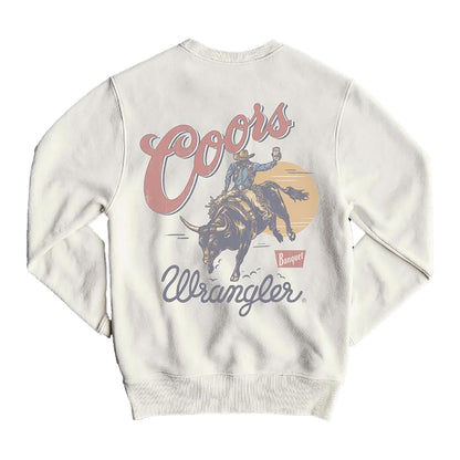 Wrangler X Coors Unisex Crewneck Marshmallow