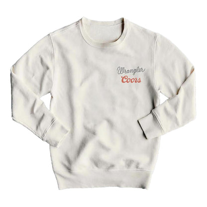Wrangler X Coors Unisex Crewneck Marshmallow